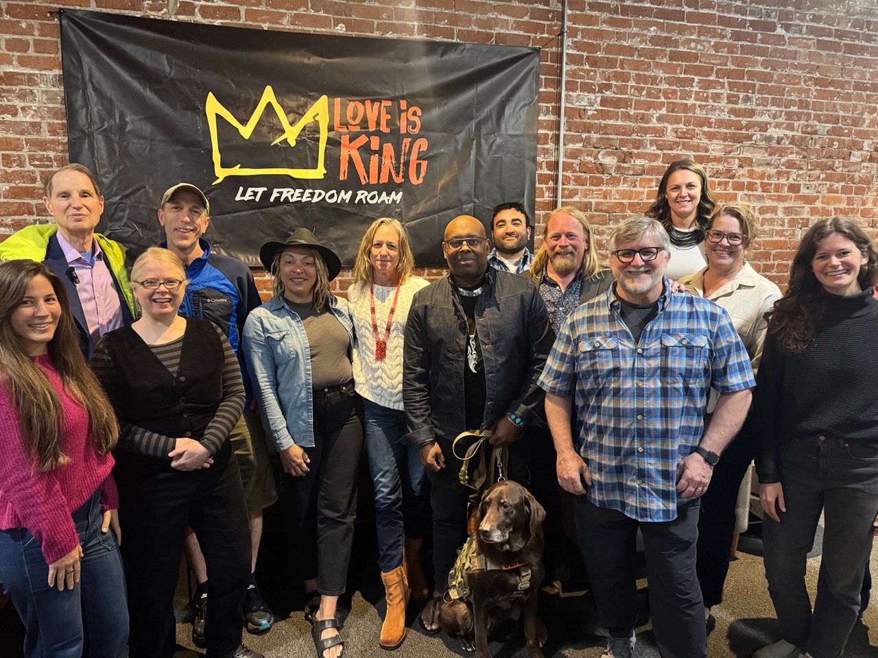 AN INSPIRING VISIT: US Senator Ron Wyden engages with Love is King and Soul River